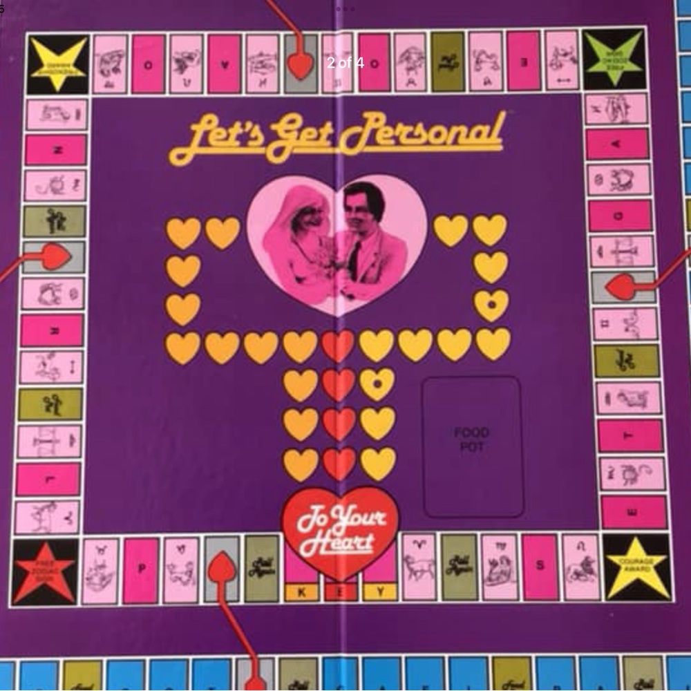 Let’s Get Personal Vintage Board Game